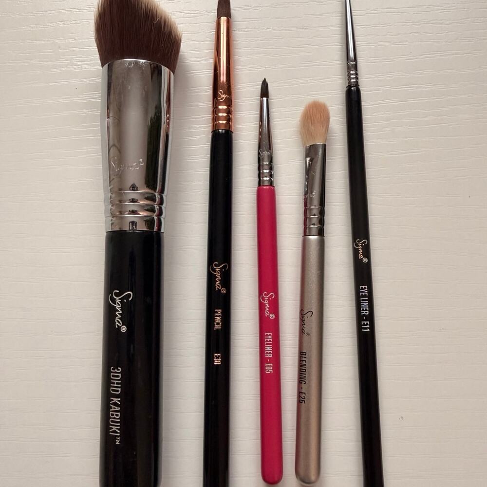 Sigma Beauty Makeup Brush Bundle 3DHD Kabuki E25 E30 E05 E11 Lot